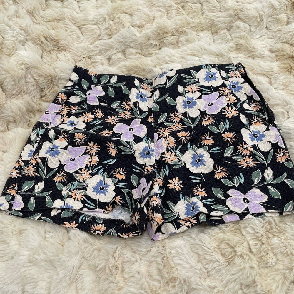 Floral Print Shorts